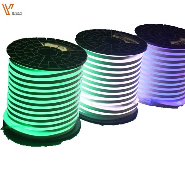 Wholesale Flexible Smd2835 Outdoor Decoration Strip Lighting Copper Body Single Neon Lamp 120led Ip67 Flex 220V LED Neon Light