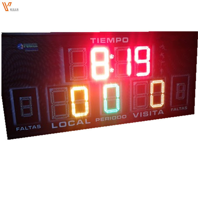 Electronic Used Rental Billiard LED Digital Electronic Basketball Scoreboard