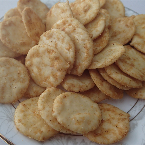 Grain Snack Mulitiple Flavors Biscuits Crisp Cookies Snack Baked Rice Crackers