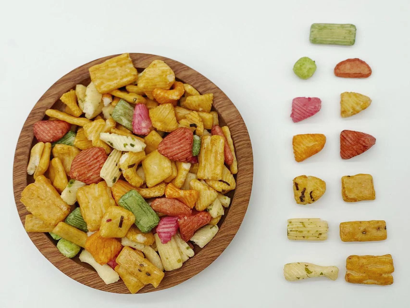 Japanese Assorted Rice Crackers Rice Cracker Snacks Mixed Bag Packaging ...