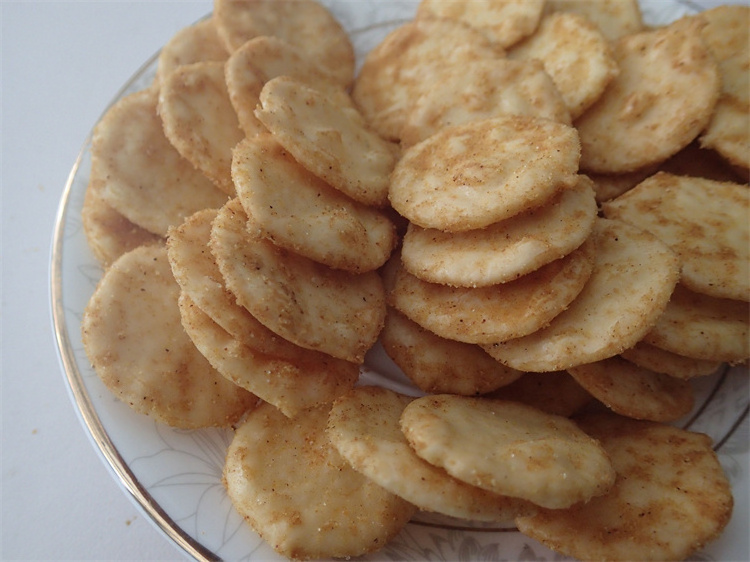 Grain Snack Mulitiple Flavors Biscuits Crisp Cookies Snack Baked Rice Crackers