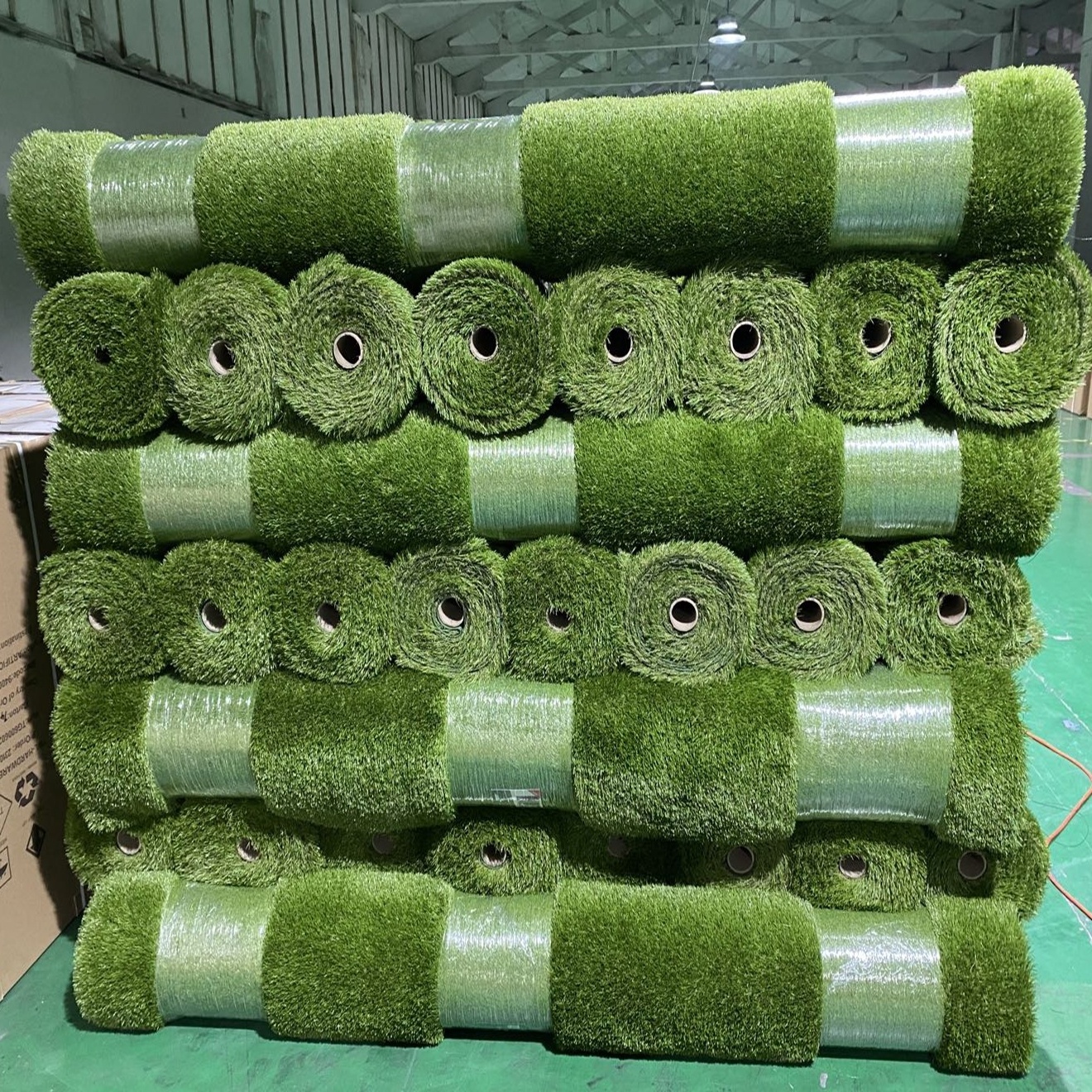 Hanwei High Quality natural garden landscape turf artificial grass synthetic grass  green rug cesped artificial Grass Carpet