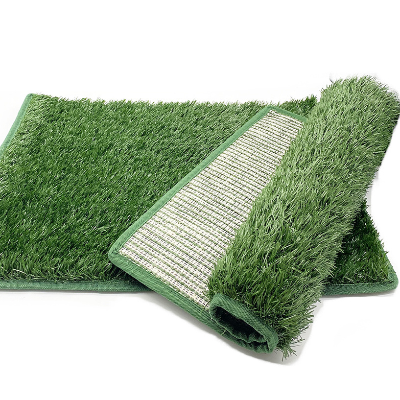 Hanwei artificial grass puppy pee pad for dogs rug turf for dogs indoor outdoor chinese dogs pets artificial turf grass kids