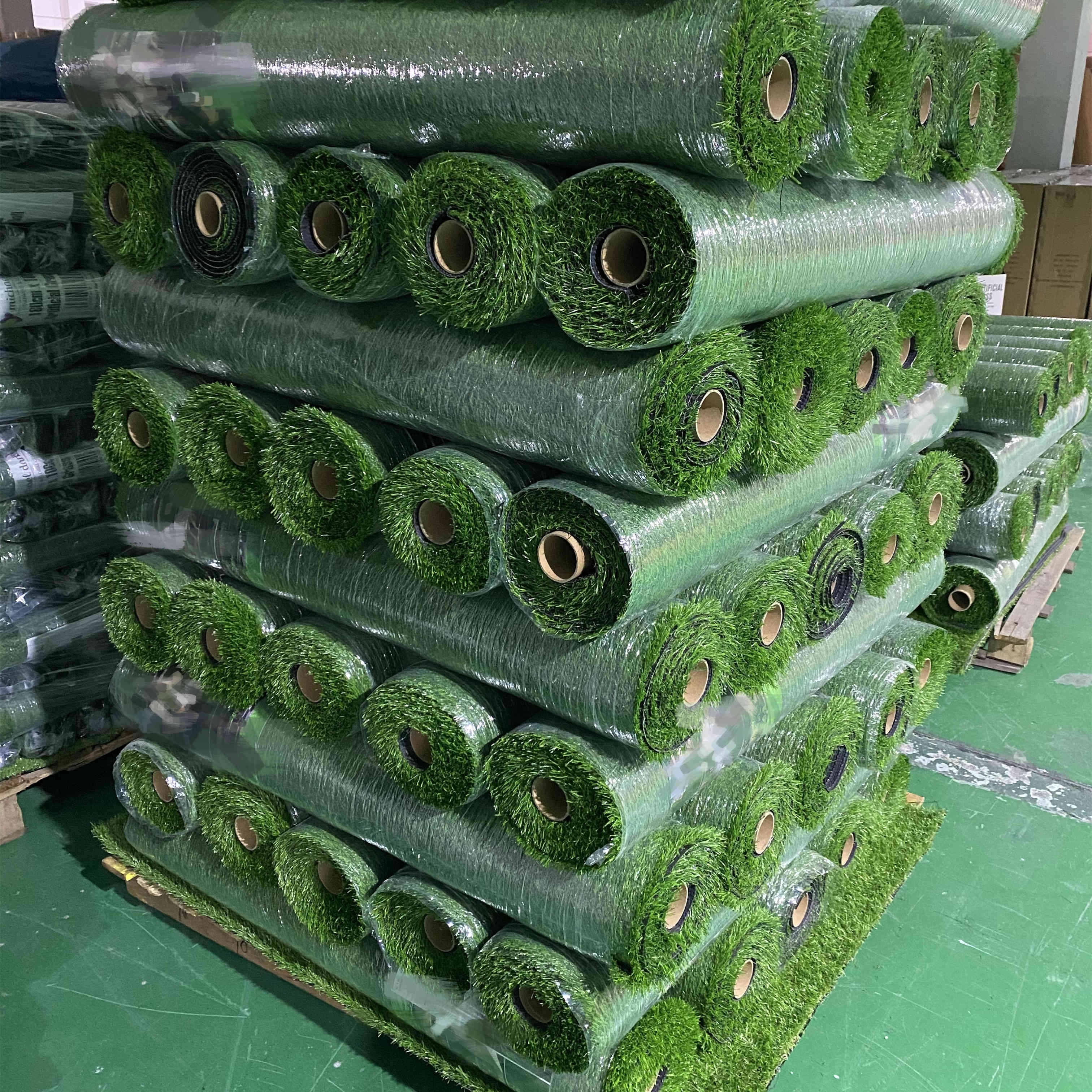 HANWEI 2023 Wholesale high quality grass roll 40mm turf 15mm artificial grass carpet artificial grass turf