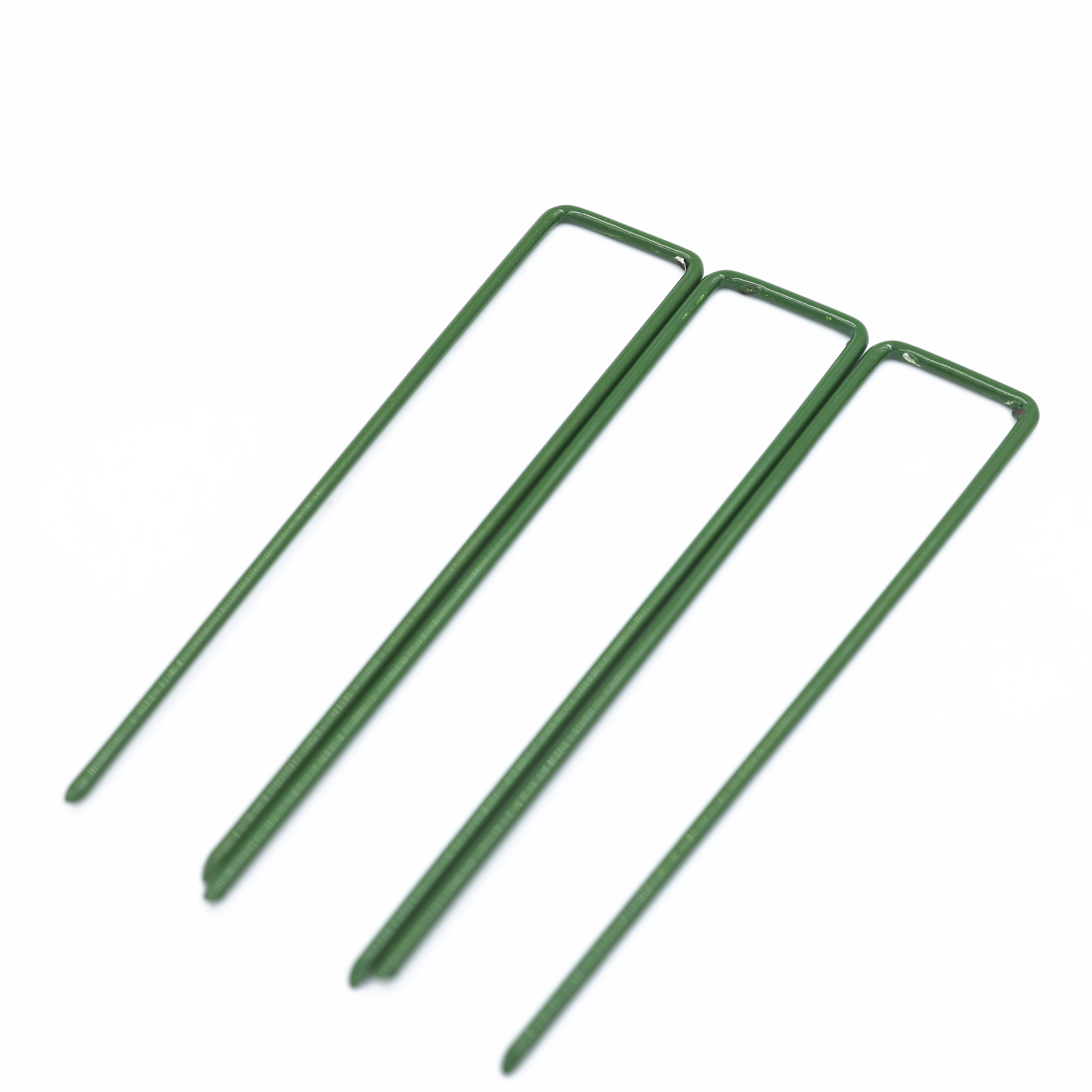 high quality 6 Inch U Pins U Nails Used For Artificial Grass Installation Nails Galvanized Artificial Grass Nails