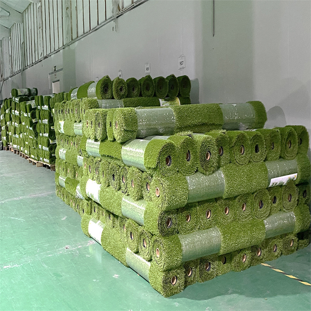 HANWEI Artificial Grass Carpet 60mm Pile Height Wholesale Price for Soccer Fields and Tennis for Garden Landscaping