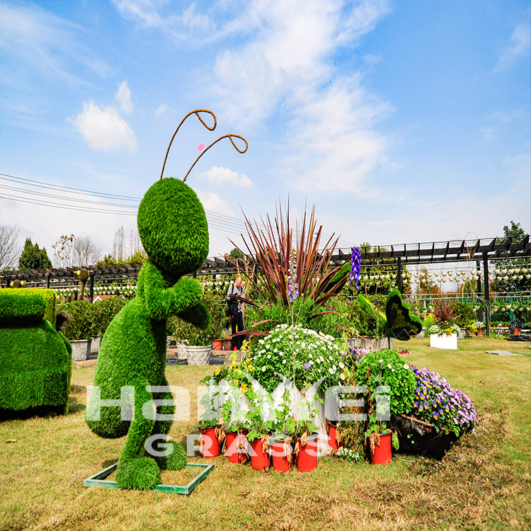 Special Design Walrus Topiary Frames Artificial Animal For Forest And Park Decoration