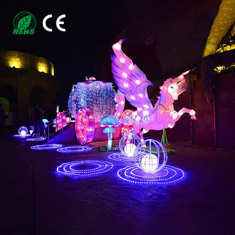 Christmas Street Decoration Selling 3D Outdoor Christmas Holiday Theme Large Angel Lights LED Decorative Angel Motif Lights