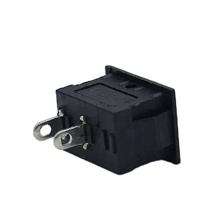 one-stop manufacturers On off rocker switch kcd1 switch 2 pin black small rocker switch Support customization