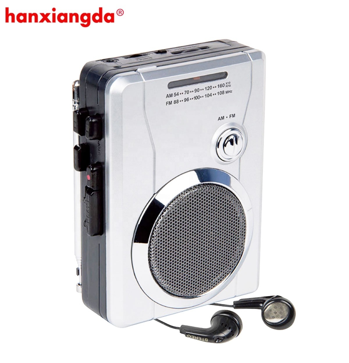 China Portable Radio Cassette Player Recorder with AM FM Radio