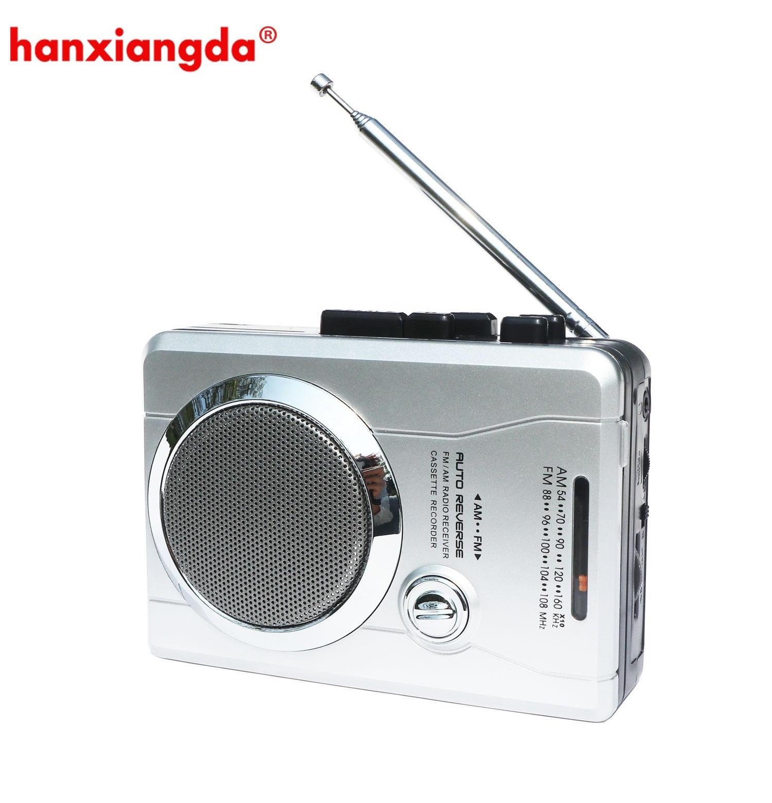 China Portable Radio Cassette Player Recorder with AM FM Radio