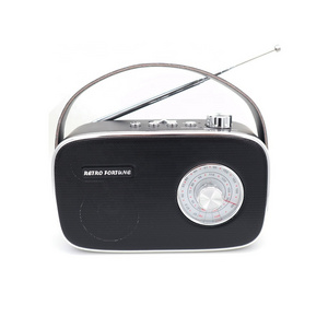 hanxiangda new good price vintage radio speaker flashlight solar panel retro emergency solar fashion rechargeable radio