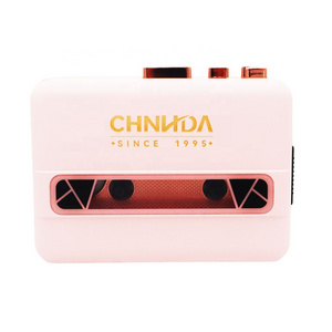 oem odm china cheap tape mp3 walkman built in speaker cassette player pink color