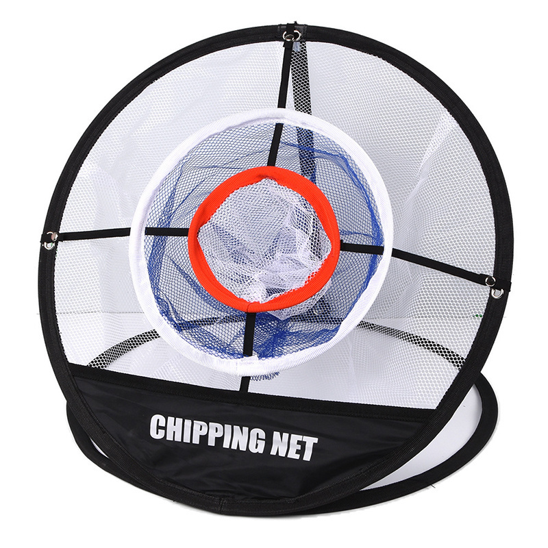 Indoor Outdoor Foldable Small Pop Up Golf Practice Hitting Chipping Net With Storage Bag For Accuracy And Swing Practice