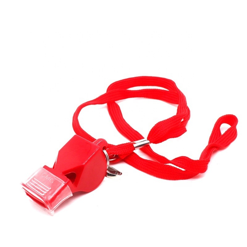 Plastic Football Soccer Sports Classic Whistle Fox Referee Emergency Exhaust Whistles With Lanyard