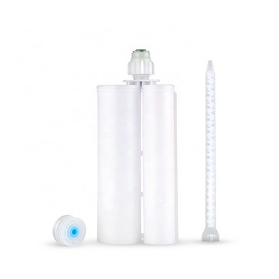 High quality 400ml 2:1 two-component epoxy dispensing barrel two part syringe cartridge for ab glue