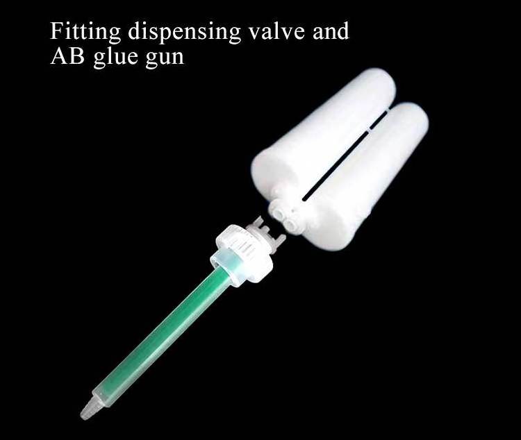 200ml F system two part syringe barrel 220ml 2-component cartridge for hoof care adhesive