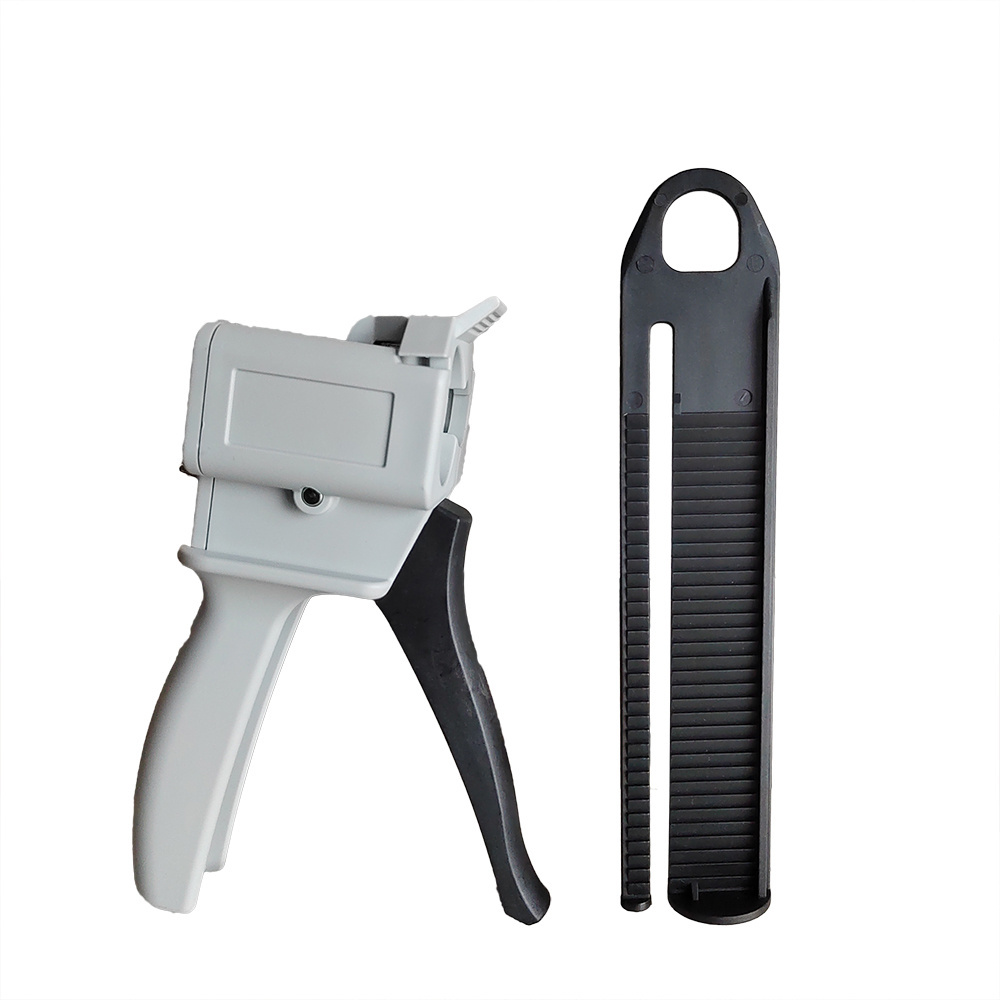 Durable two component cartridge epoxy gun 50ML10:1 dispensing glue gun for solid surface adhesive