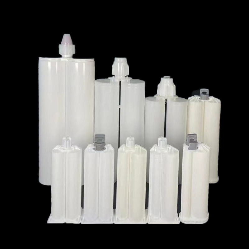 400Ml1:1 2:1 Two Component Adhesive Empty Glue Dispensing Syringe Epoxy AB Cartridge For Packing Adhesives Sealant