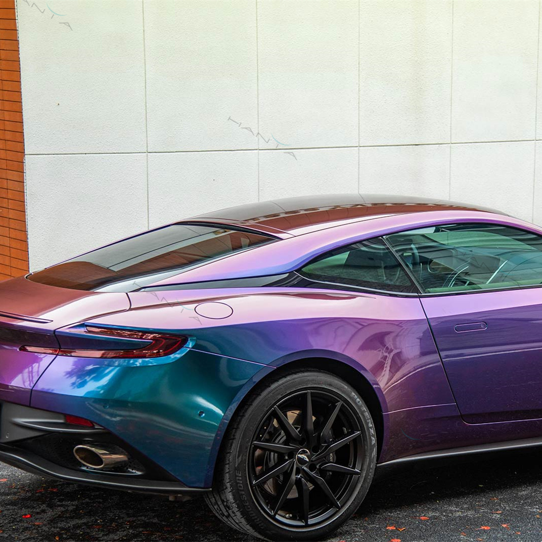 Blue to Purple Auto Color Wrapping Gloss Metallic Chameleon Color-Shift Film Car Wrap Color Vinyl