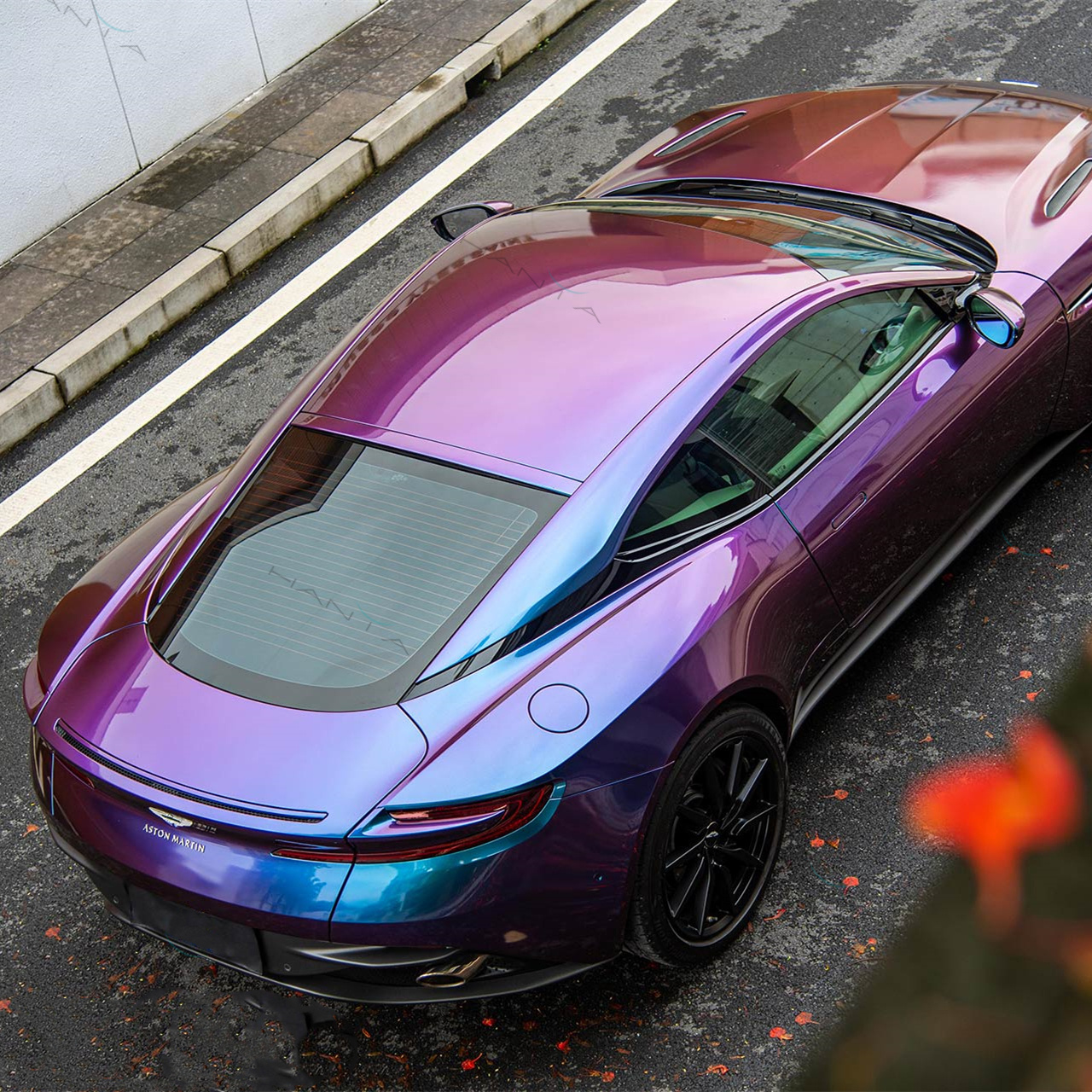 Blue to Purple Auto Color Wrapping Gloss Metallic Chameleon Color-Shift Film Car Wrap Color Vinyl