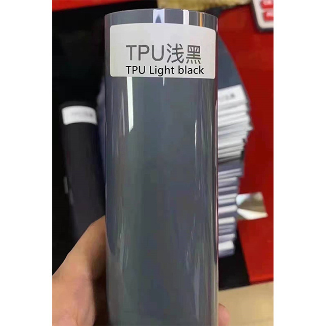 Self-healing Tpu Ppf Headlight Tint Film Anti Small Scratches Protect Smoke Black Car Lamp Tint Film