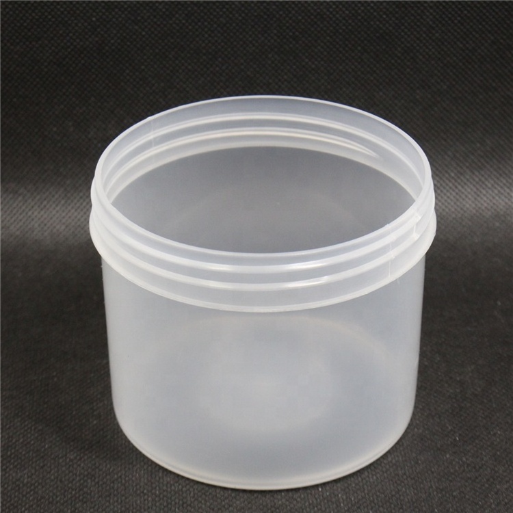 120g 150ml 4 oz clear plastic jar with white transparent cap slime storage container wide mouth