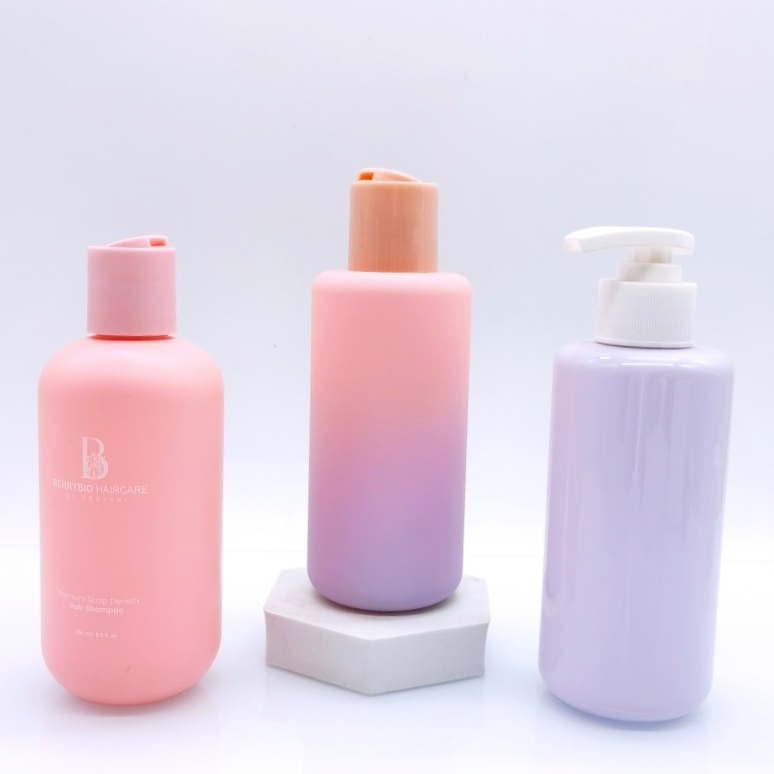 Luxury Pet Plastic Shampoo Bottle Lotion Pump Conditioner Bottle Body Wash Shower Gel Bottle Cosmetic Packaging