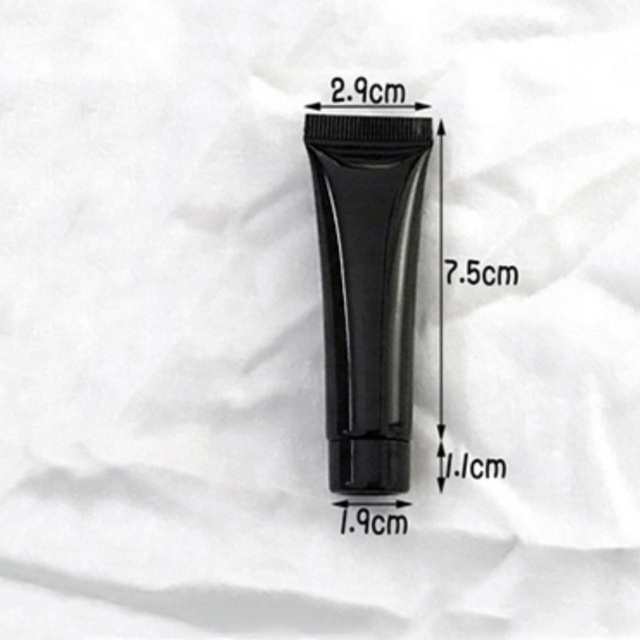 Black Plastic Soft Bottle Squeeze Tube Lotion Cream Packaging Empty Tube 10ml 30ml 50ml 100ml 200g