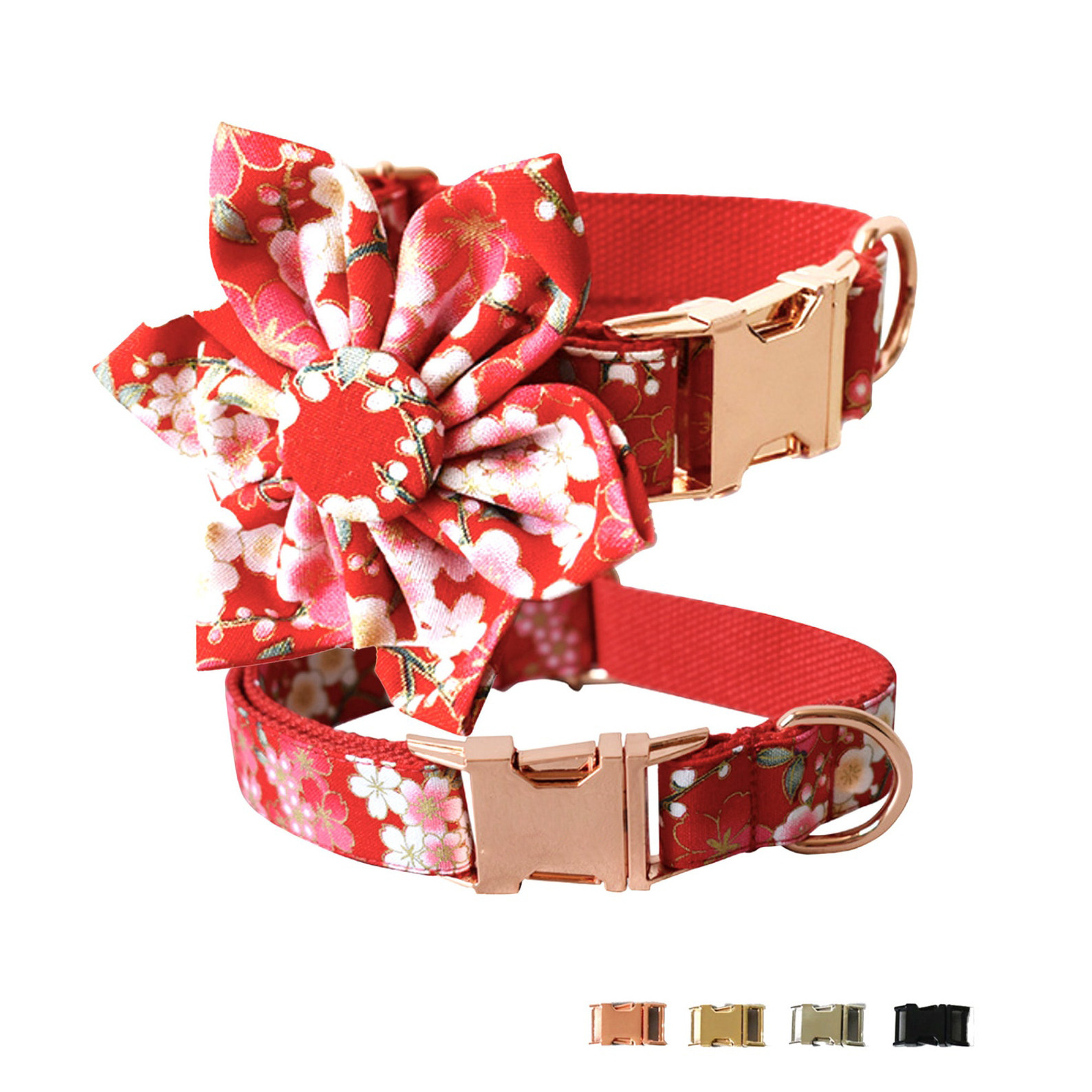 New product dog collar manufacturer personalized custom velvet dog collar pet leash designer luxury dog collar and leash set