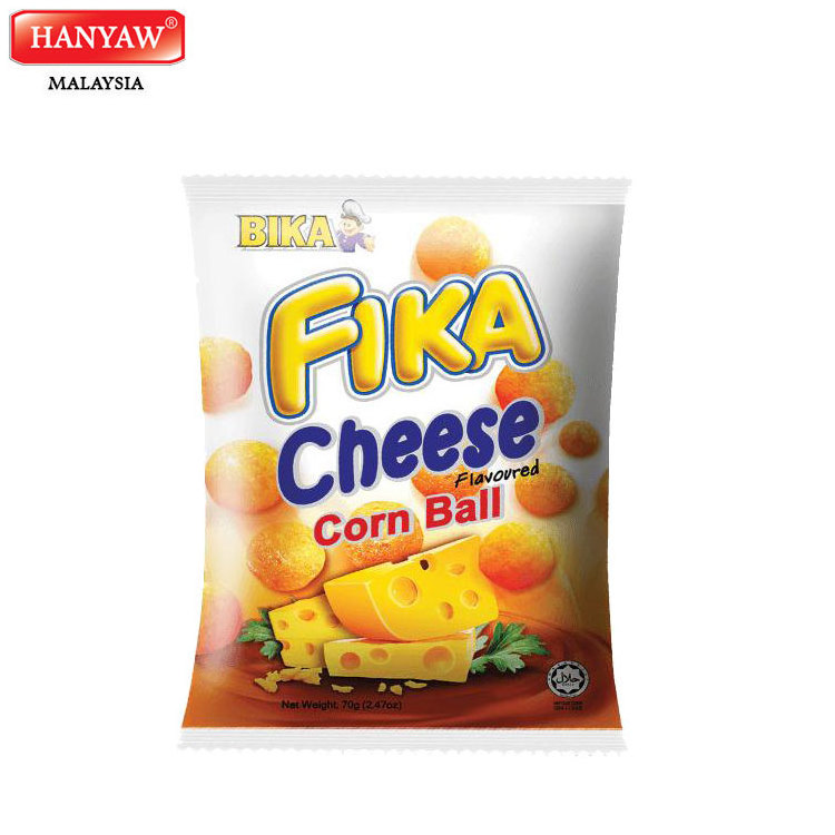 [Malaysia] Fast Shipping + Halal Certified FIKA Cheese Flavoured Corn Ball ( 10 pcs x 6 Bags x 70g / Ctn )