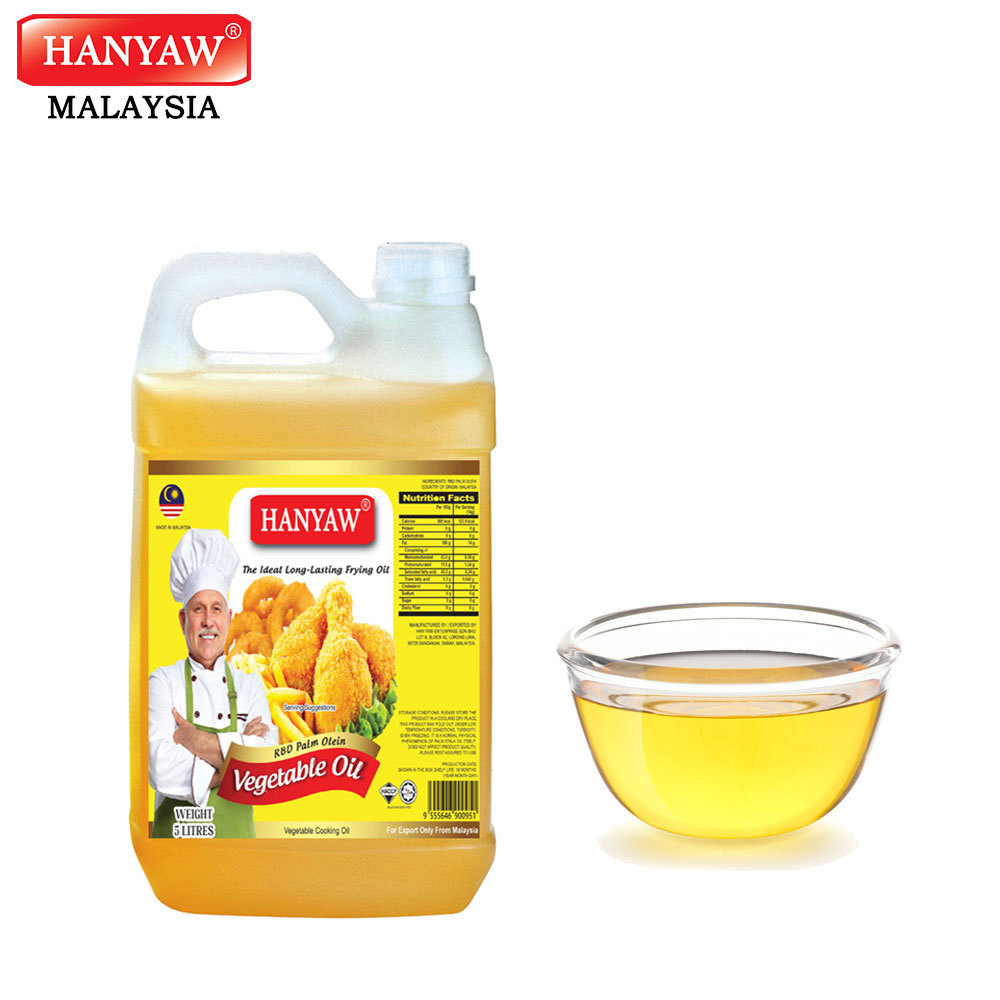 [Malaysia] Fast Shipping + Halal Certified Hanyaw Brand Olein CP8 Palm Oil Vegetable Cooking Oil ( 5 Litre x 4 Jerry Can / ctn )