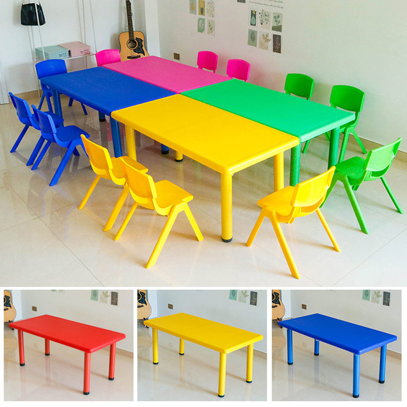 Hanyee Wholesale Plastic Used Daycare Furniture Kindergarten Tables And Chairs Kid Table And Chair Set