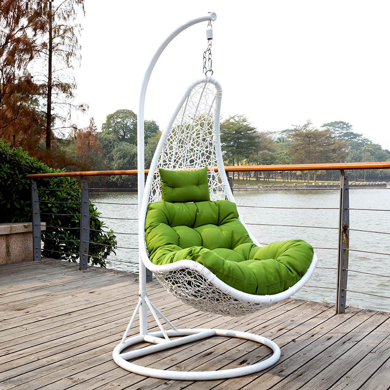 HANYEE Hot Sale High Quality Garden Outdoor Leisure Study Bedroom Rattan Hanging Hammock Chair With Stand