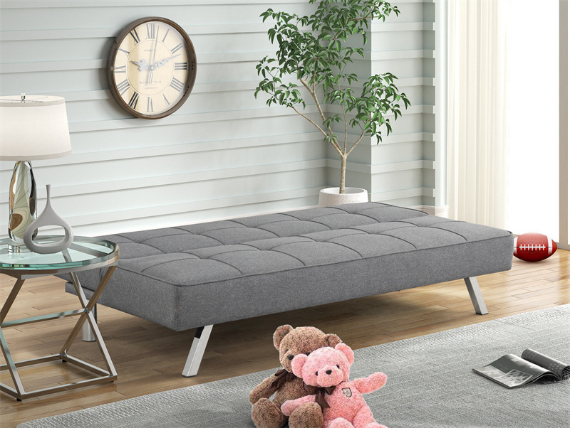 HANYEE New Design Support Original Logo Custom Multifunctional  Fabric Folding Sleeper Sofa Bed