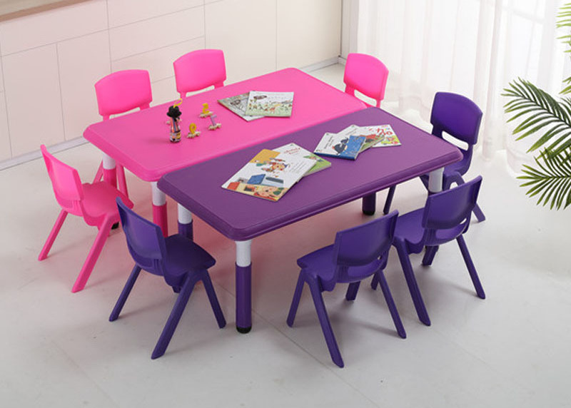 Hanyee Wholesale Plastic Used Daycare Furniture Kindergarten Tables And Chairs Kid Table And Chair Set