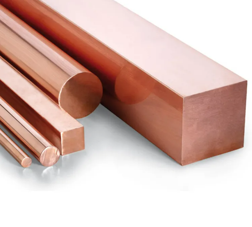 Copper Bar Weight C11000 C101 Solid Copper Bar 99.9% Red Copper Price Per Kg