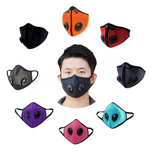 PM 2.5 carbon filter ski half face mask respirator