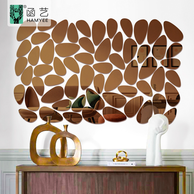 hot products 2023 customization shape home acrylic mirror stickers wall home decoration baby room wall sticker