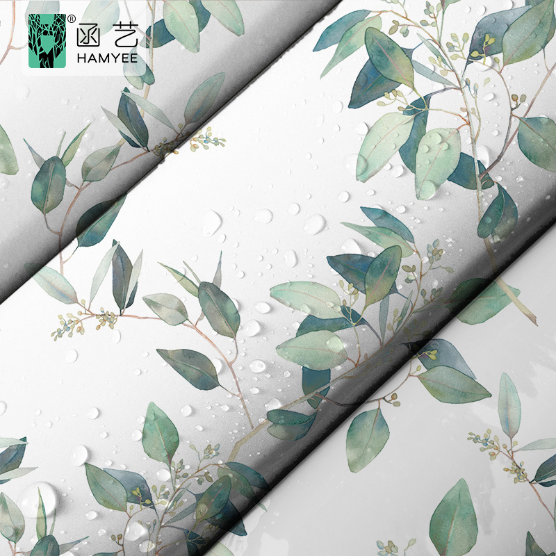 Peel stick wallpapers vinyl floral water proof wall papers for bedroom