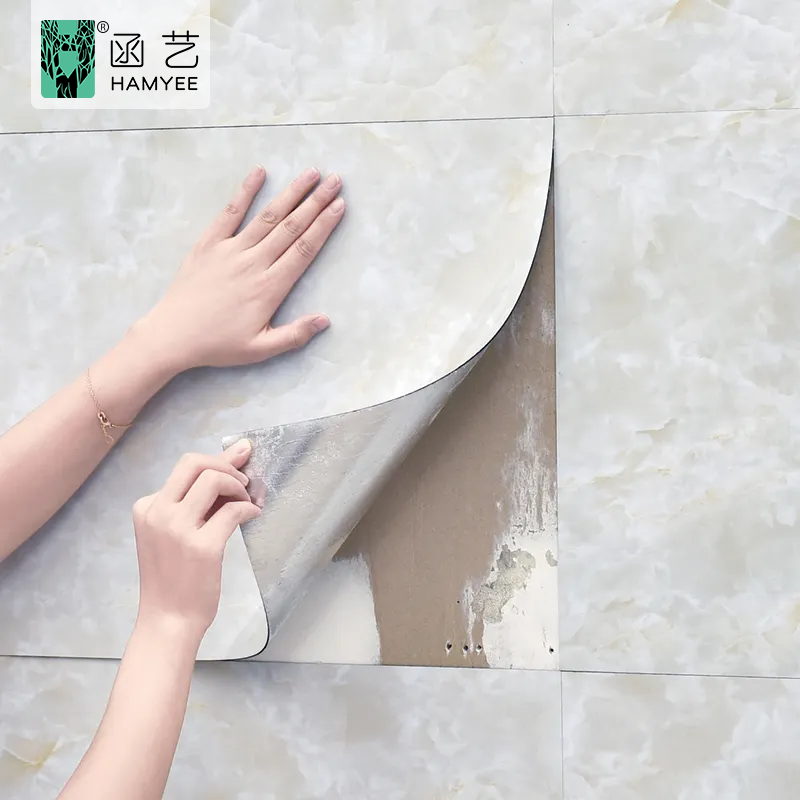 modern marble kitchen wall paper new foam pvc self adhesive 3d wallpaper tile bathroom wall tile stickers