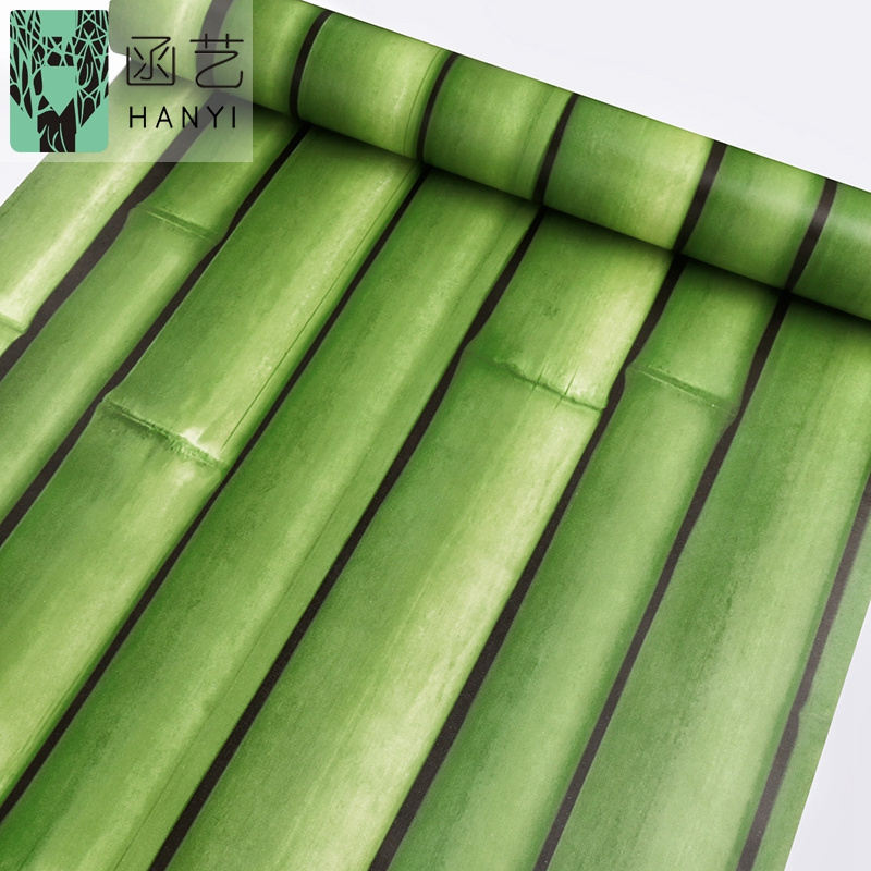 Free sample self stick wall paper pvc wallpaper bamboo wall covering