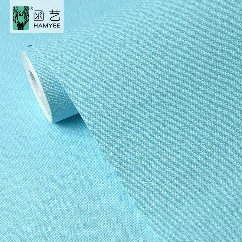 Chinese Factory Supplier Pink Solid Color Film Peel and Stick Self Adhesive Wallpaper Removable Wallpaper