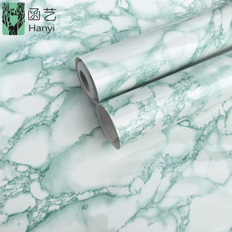 Cheap price decorative sticker for wall waterproof marble vinyl wallpaper