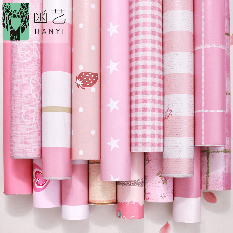 Decoration home for girls room waterproof self adhesive wallpapers/wall coating