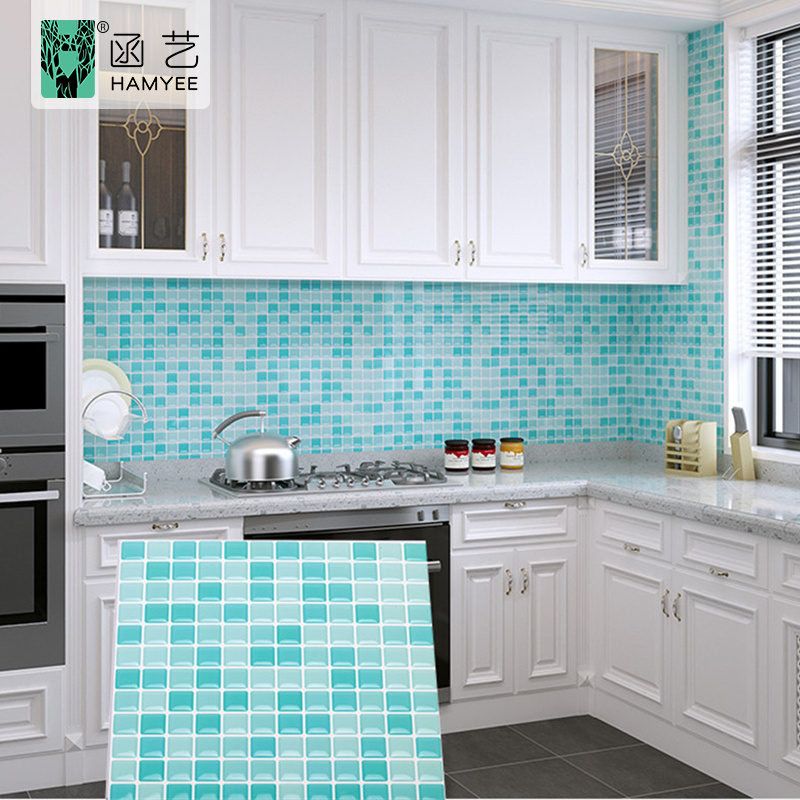 stickers stick on tiles wall decorations for home kitchen backsplash wallpaper stickers 3d self adhesive wall tiles