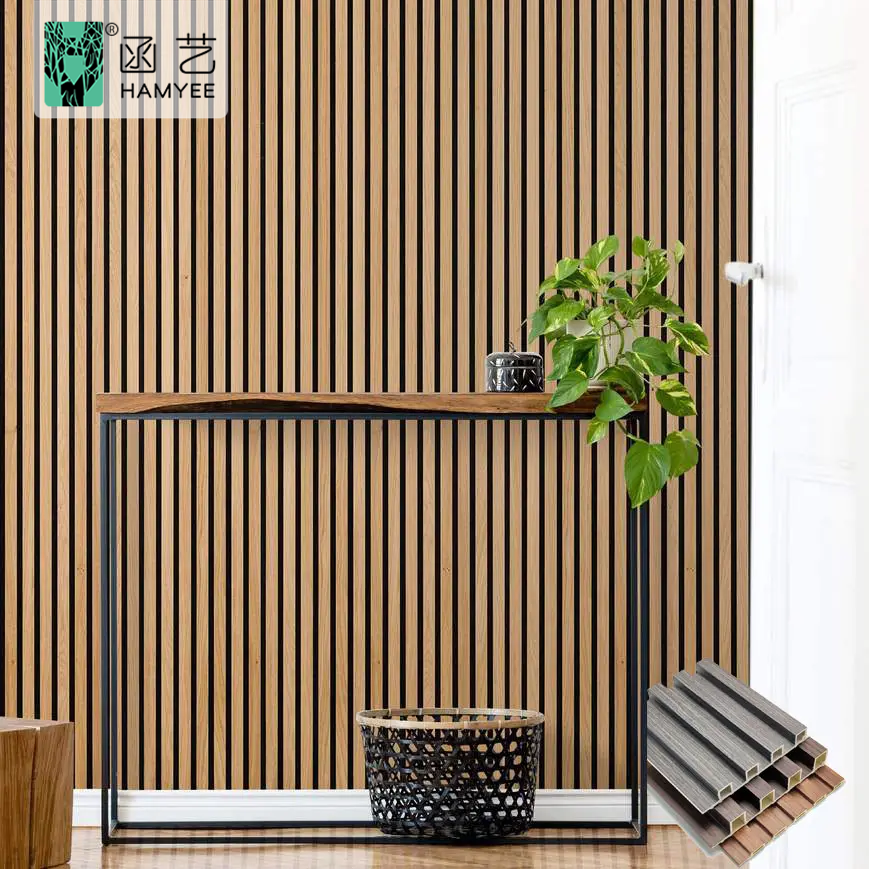 China wholesale decorative home fluted wall panel sheet cladding boards wood interior wpc 3d others wallpapers/wall panel