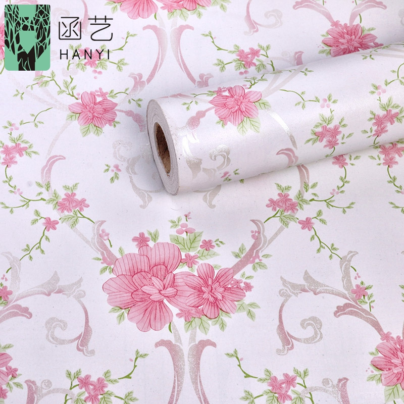 Self Adhesive Removable Wall Paper Wallpaper Flower Papier Paint Mural 3D