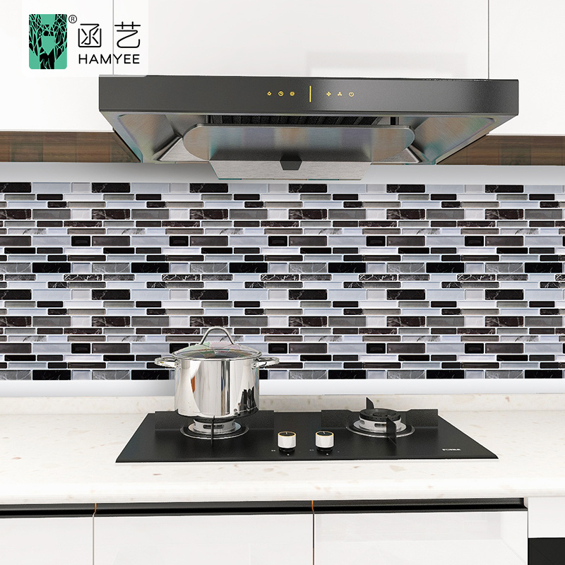 stickers stick on tiles wall decorations for home kitchen backsplash wallpaper stickers 3d self adhesive wall tiles