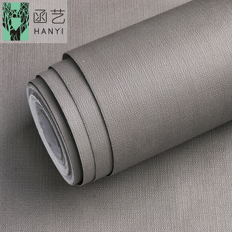 Solid Grey Wall Covering Removable Wallpaper Peel and Stick Countertops Matte Gray Vinyl Adhesive Shelf Liners for Kitchen